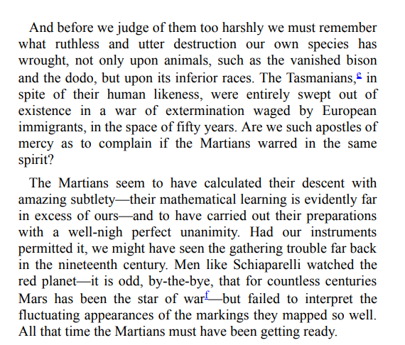 The War of the Worlds by H. G. Wells 