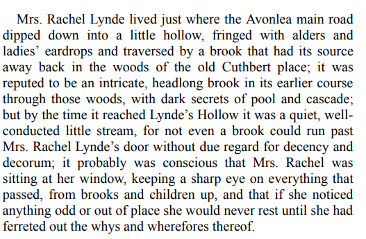 Anne of Green Gables by L. M. Montgomery 