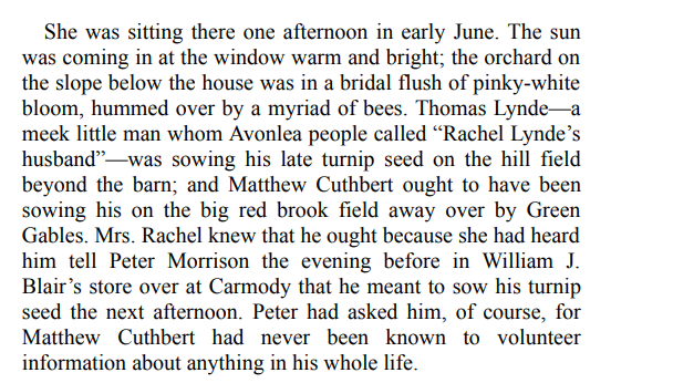 Anne of Green Gables by L. M. Montgomery 