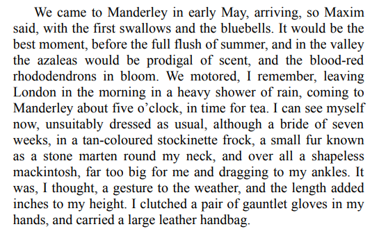 Rebecca by Daphne du Maurier