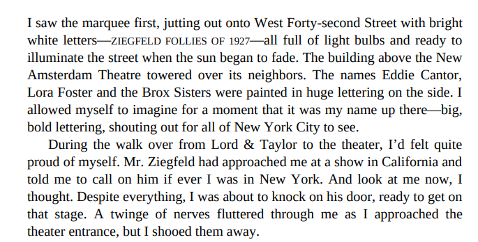 The Show Girl by Nicola Harrison