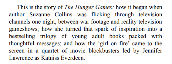 The Hunger Games by Suzanne Collins