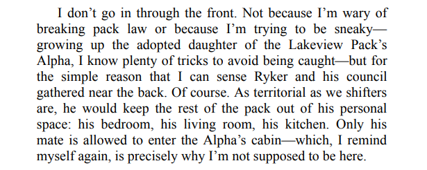 Never His Mate by Sarah Spade