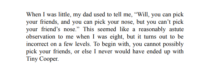 Will Grayson, Will Grayson by John Green 
