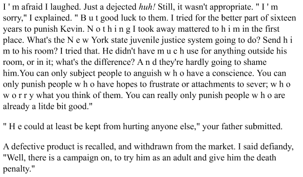 We Need to Talk About Kevin by Lionel Shriver Free Download