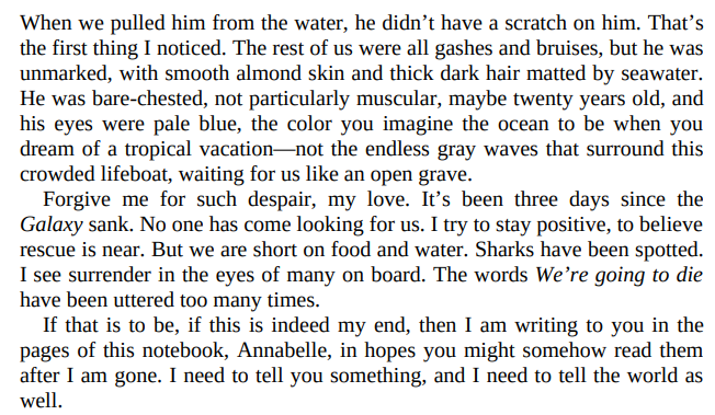 The Stranger in the Lifeboat by Mitch Albom