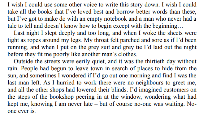 After Me Comes the Flood by Sarah Perry