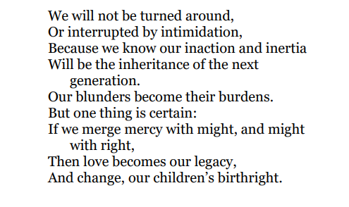 The Hill We Climb by Amanda Gorman 