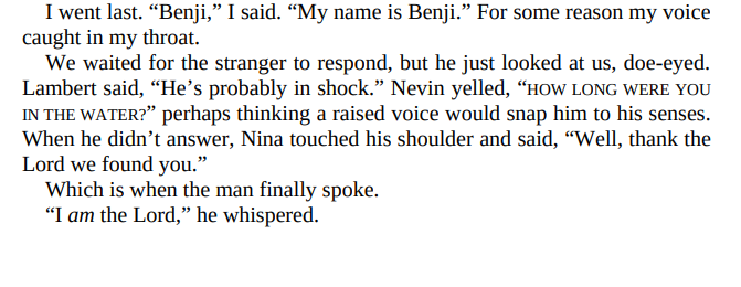 The Stranger in the Lifeboat by Mitch Albom