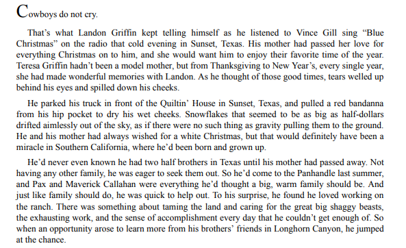 A Little Country Christmas by Carolyn Brown