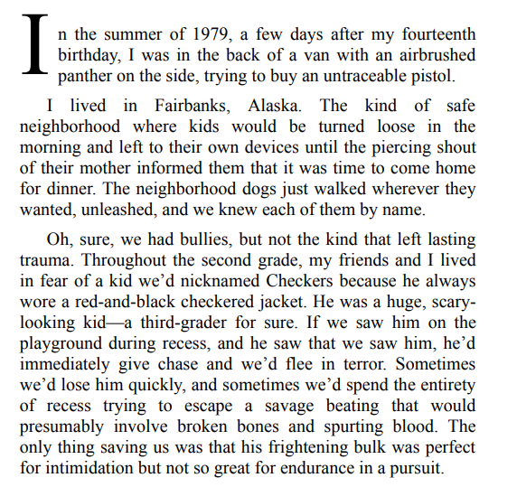 Autumn Bleeds Into Winter by Jeff Strand