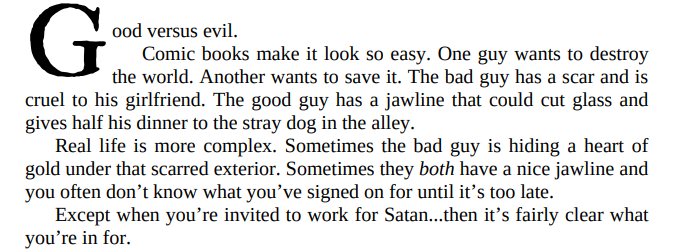 A Deal With The Devil by Elizabeth O’Roark 