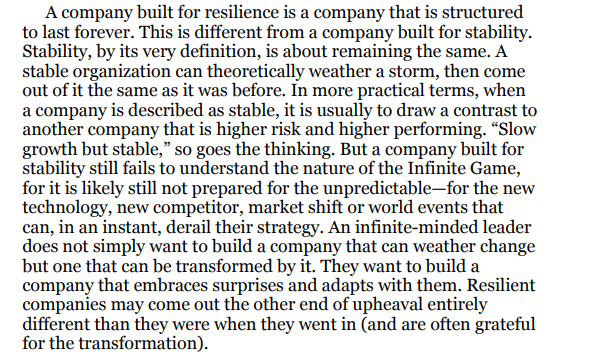 The Infinite Game by Simon Sinek