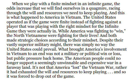 The Infinite Game by Simon Sinek