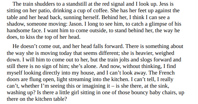 The Girl on the Train by Paula Hawkins 