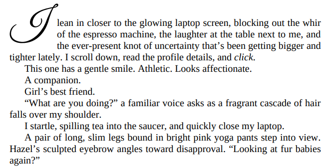 An Unexpected Love Story by Ellie Hall