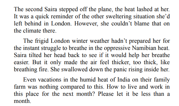 Heat In The Desert by Angelina Kalahari