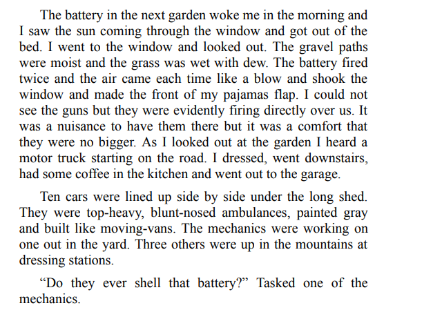 A Farewell to Arms by Ernest Hemingway