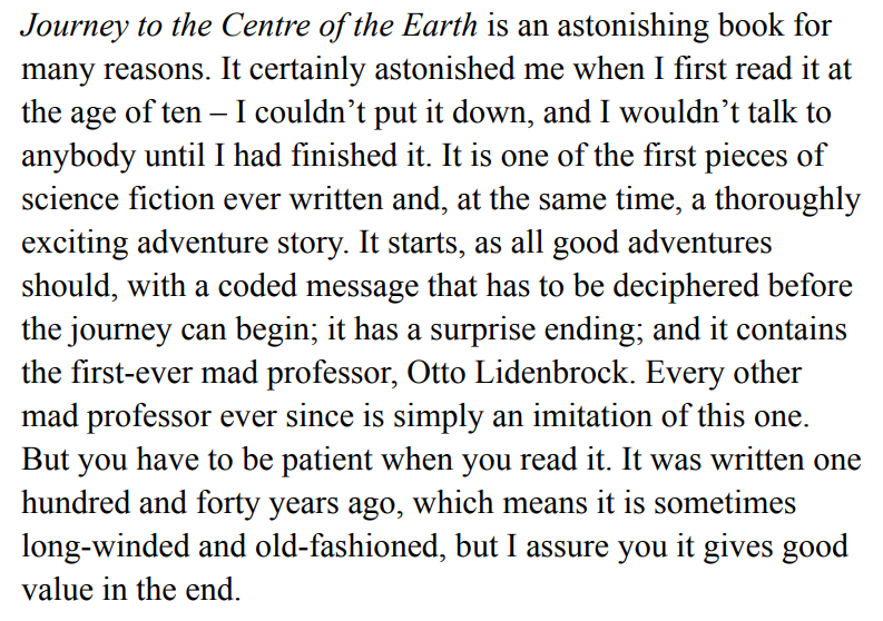 Journey to the Centre of the Earth by Jules Verne 