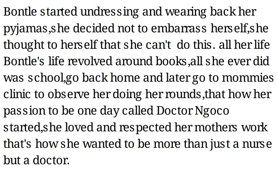 One Night Stand, My Confusion by Bontle Blessing Nggobo