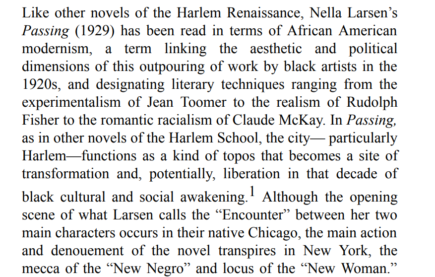 Passing by Nella Larsen 