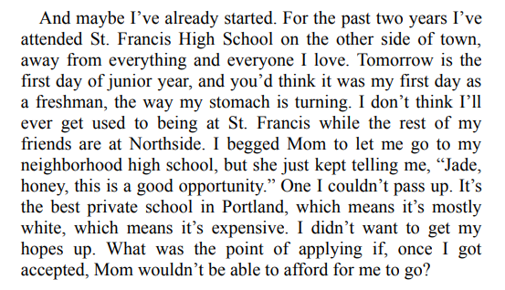 Piecing Me Together by Renée Watson 