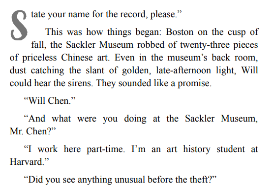 Portrait of a Thief by Grace D. Li