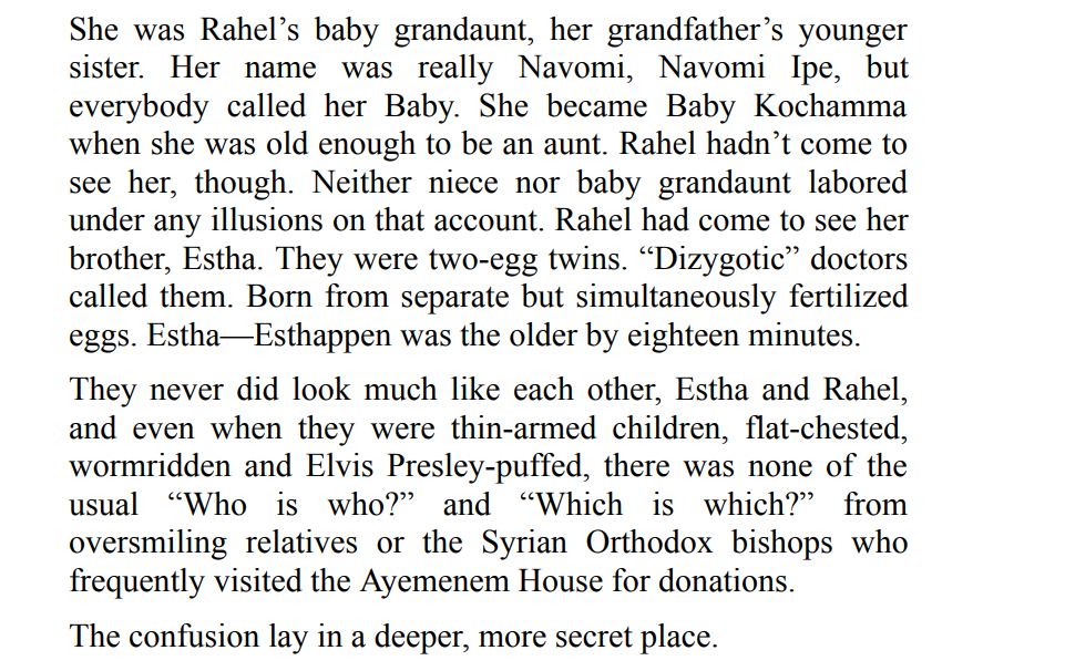 The God of Small Things by Arundhati Roy