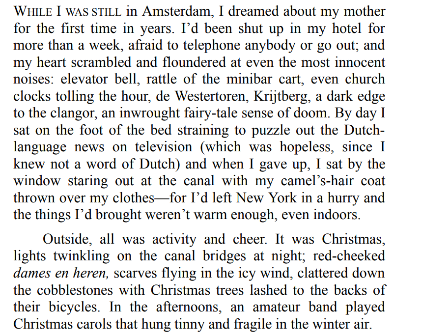 The Goldfinch by Donna Tartt 