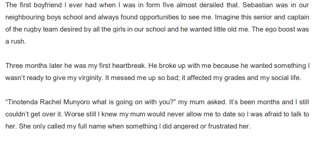 Rachel by Tariro Makunde 