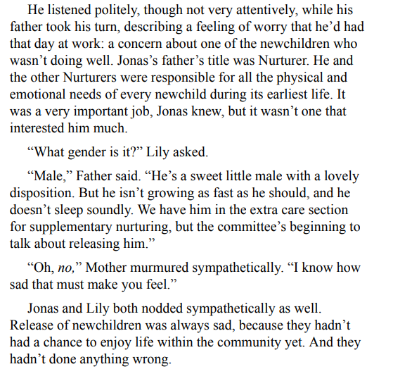 The Giver by Lois Lowry 