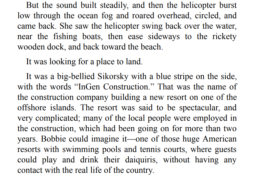 Jurassic Park by Michael Crichton 