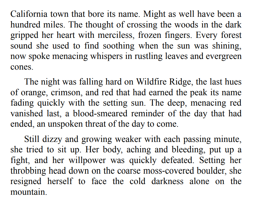 THE GIRL ON WILDFIRE RIDGE BY LESLIE WOLFE