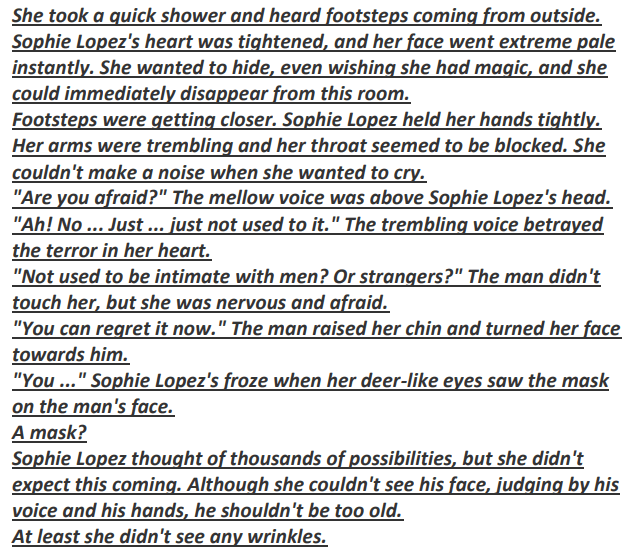 No Love But A Contract by Starmoon