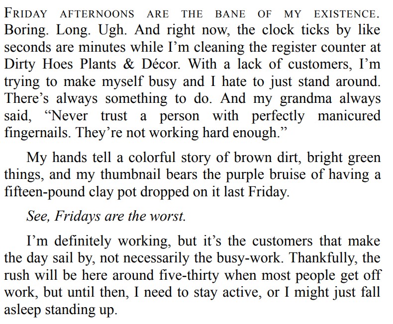 GRUMPY GIRL AND BLEEDING HEARTS BY BRYNN HALE