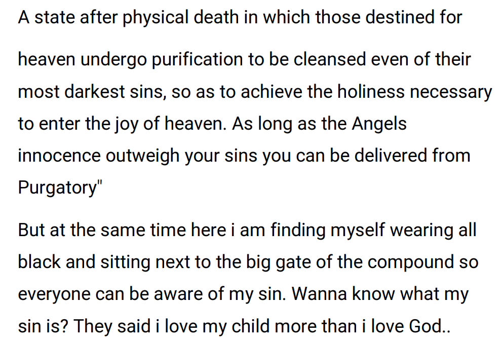 Purgatory by precious Moloi 