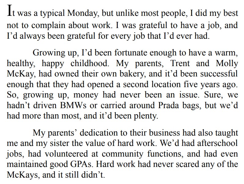 WORK BENEFITS BY M.E. CLAYTON 