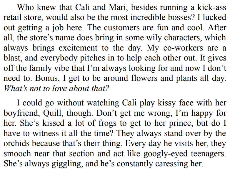 GRUMPY GIRL AND BLEEDING HEARTS BY BRYNN HALE