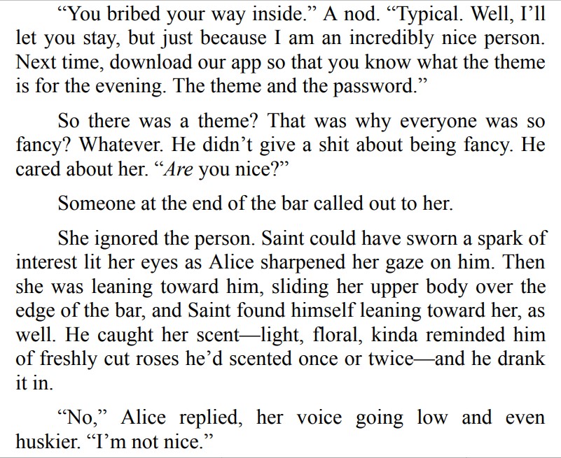 ICE COLD SAINT BY CYNTHIA EDEN