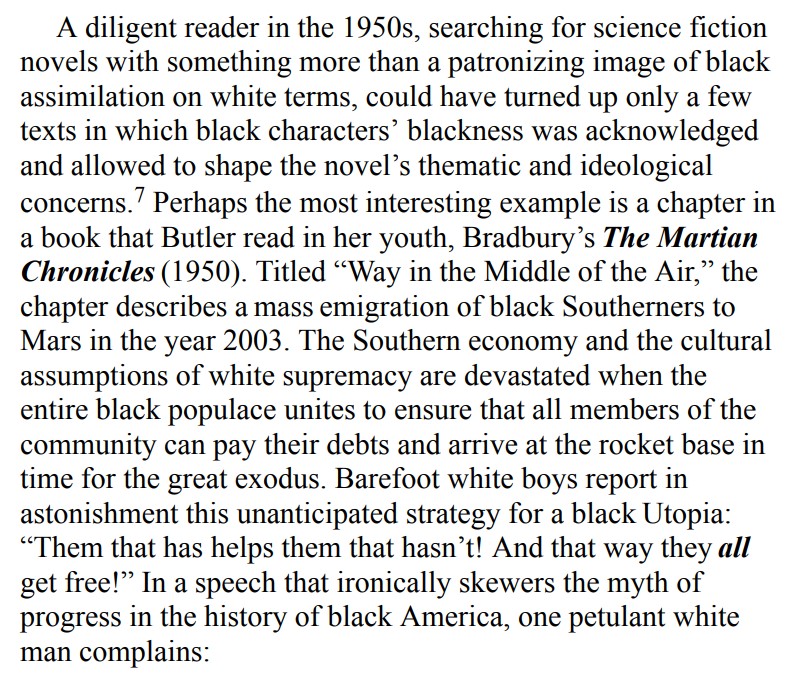 Kindred by Octavia E. Butler 