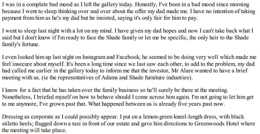 One Day With Him by Amaka Richard 