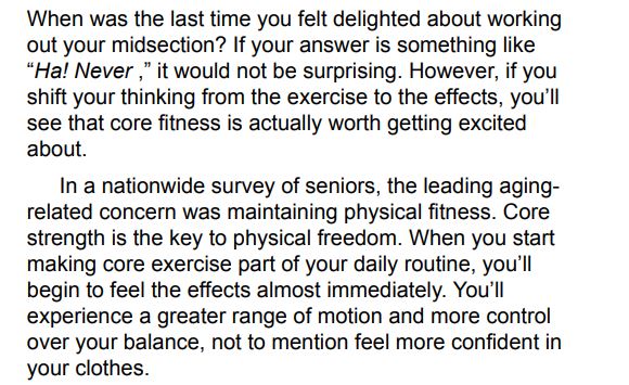 5 Minute Core Exercises for Seniors by Cindy Brehse & Tami Brehse Dzenitis PDF