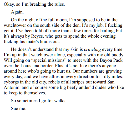 BURNED BY THE LYCANTHROPE BY CHLOE PARKER 