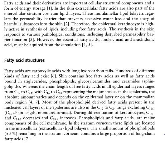 Fatty Acids and Inflammatory Skin Diseases PDF