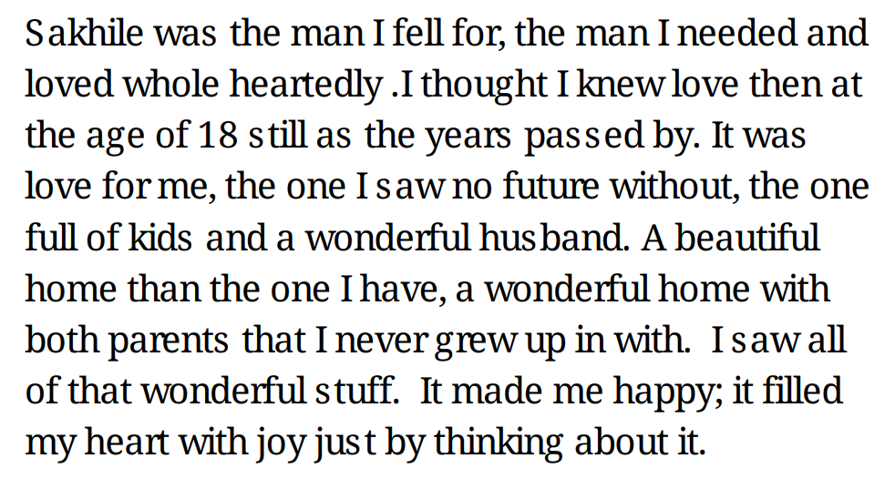 Letting You Go by Thando Mkhize 