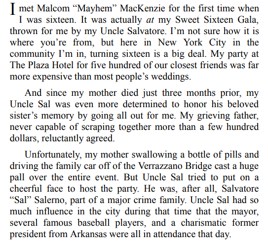 MALICE & MAYHEM BY SAM JD HUNT 