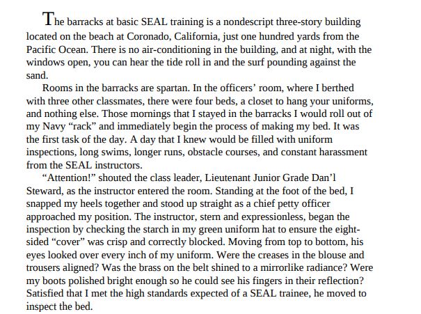 Make Your Bed by Admiral William H McRaven PDF