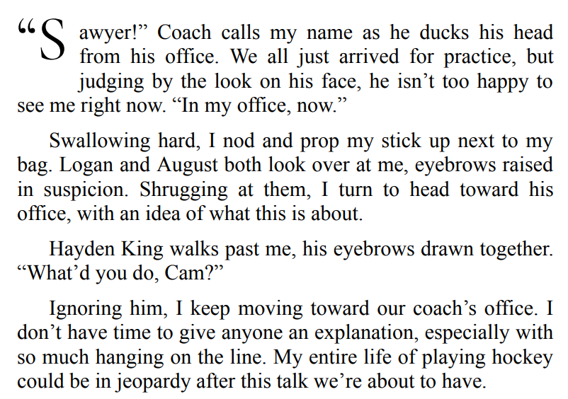 PLAYING OFFSIDES BY CALI MELLE