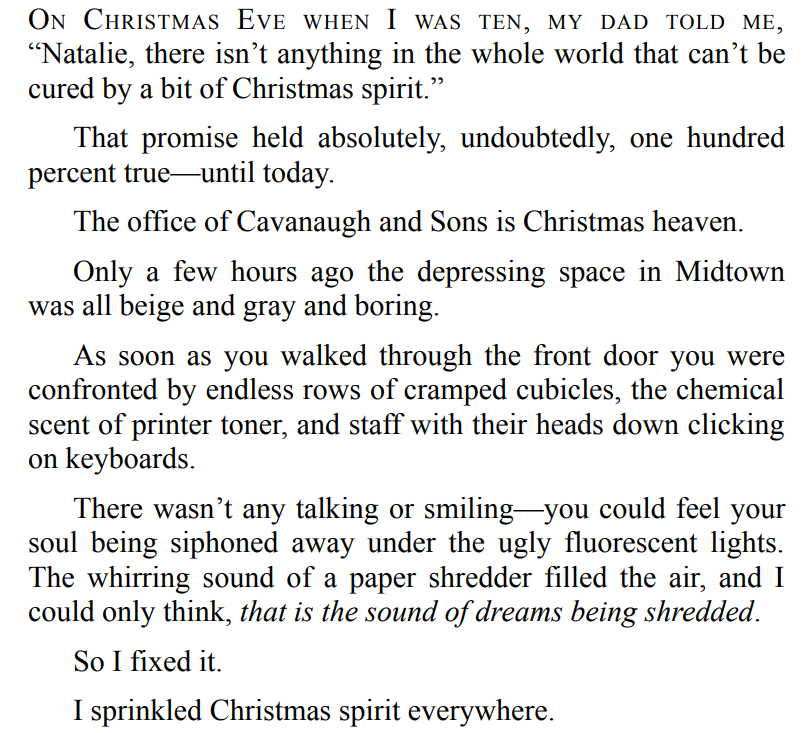 SCROOGING CHRISTMAS is unique, poignant, twisty, breathtaking page turner! This story is more than a mystery or thriller: