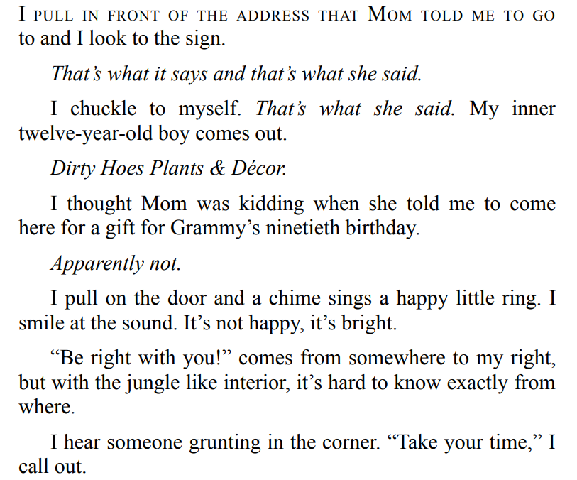 GRUMPY GIRL AND ROSES BY BRYNN HALE 